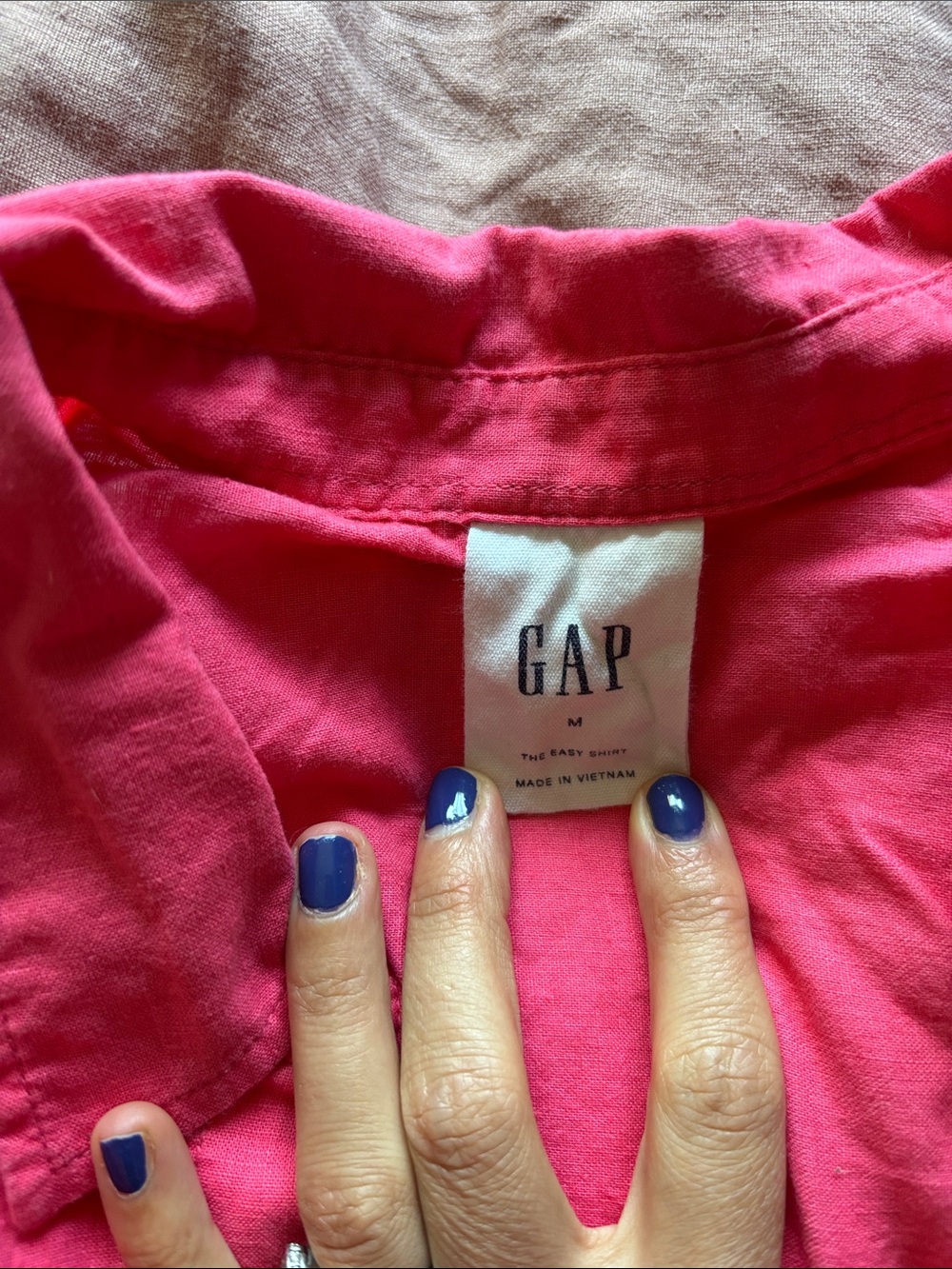 GAP Kids Hot Pink Button-Down Shirt